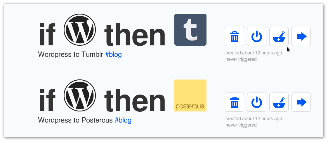 ifttt filter that should push this post to Tumblr and Posterous when this feed is updated. Let's see!